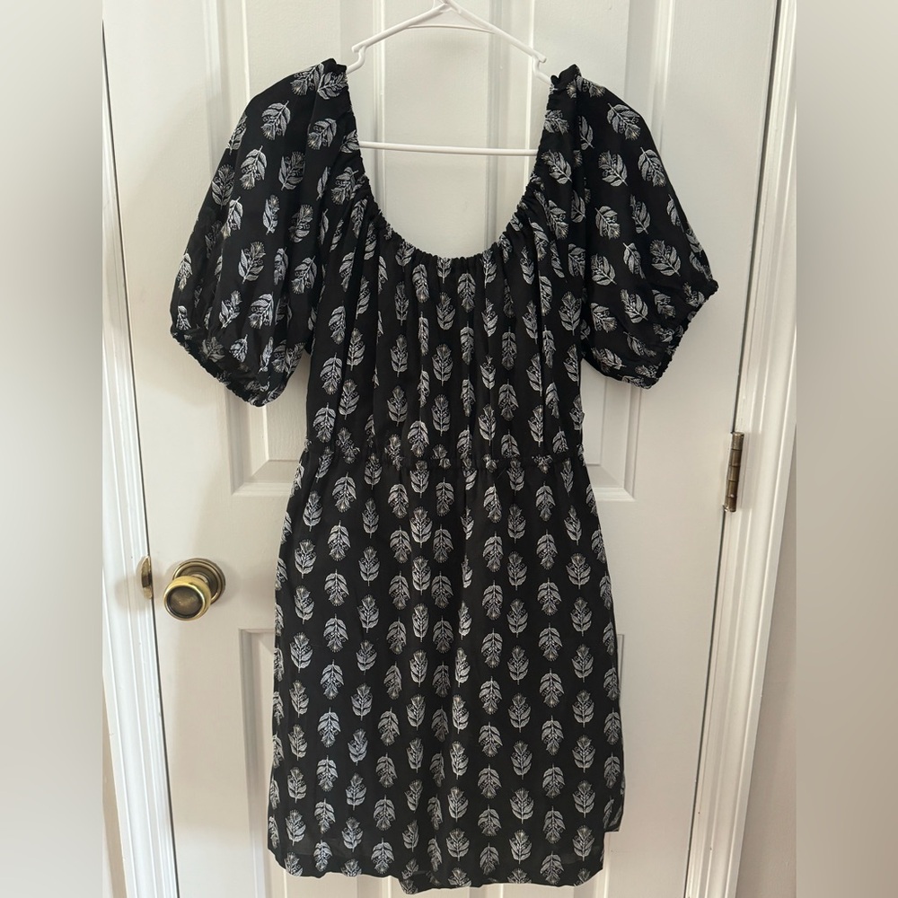 Old Navy - black and white floral dress - new with tags, never worn.